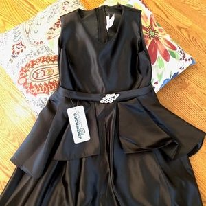 Girls Black Formal Dress